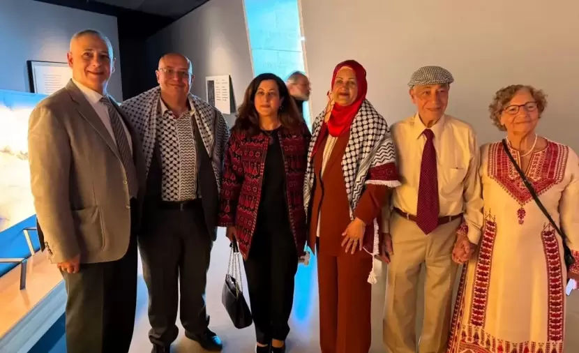 المفوضية الفلسطينية لدى كندا تشارك في افتتاح معرض "فلسطين المقتلعة" في المتحف الكندي لحقوق الإنسان