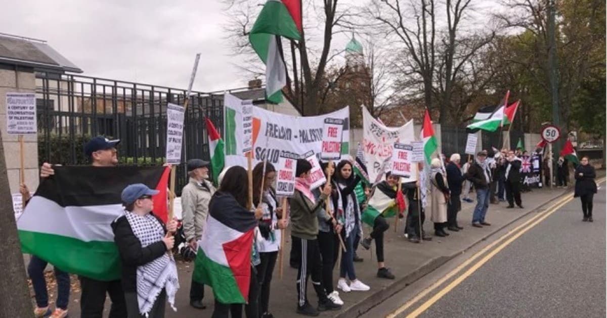 فعاليات شعبية في دبلن تضامناً مع فلسطين والأسرى ورفضاً للتطبيع الرياضي