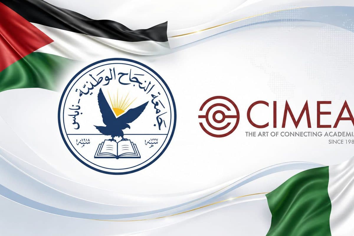 اتفاق أكاديمي نوعي يفتح بوابة CIMEA إلى الشرق الأوسط عبر فلسطين