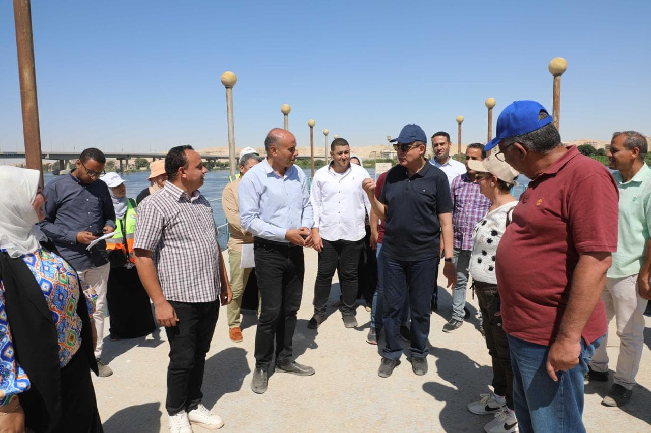 محافظ المنيا يتفقد تطوير محطة مياه "عرب الزينة".. تخدم 844 ألف مواطن ضمن مشروعات "حياة كريمة"
