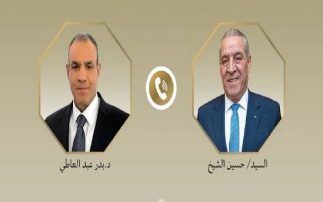 وزير الخارجية المصري يبحث مع نائب رئيس فلسطين تطورات الأوضاع