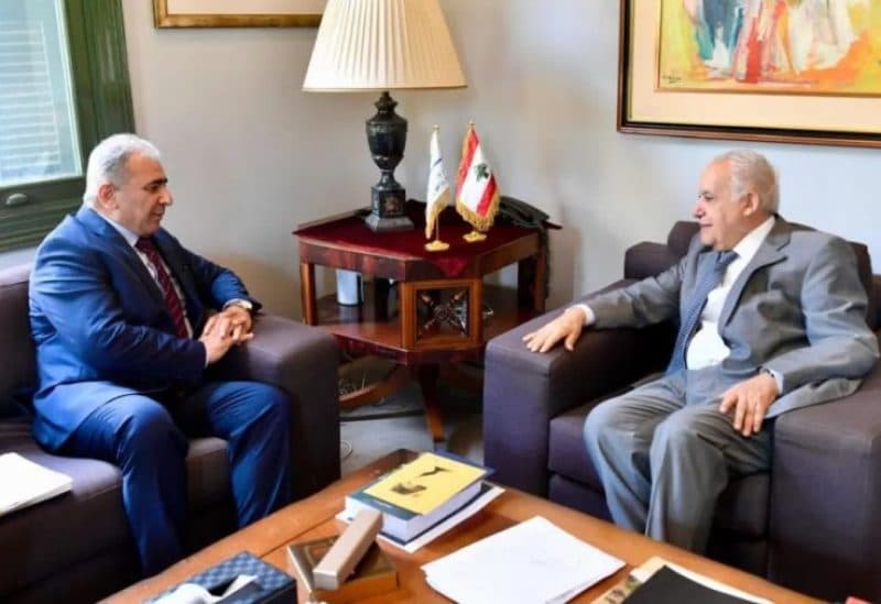 وزير الثقافة والسفير الفلسطيني يبحثان تعزيز التعاون الثقافي بين لبنان وفلسطين